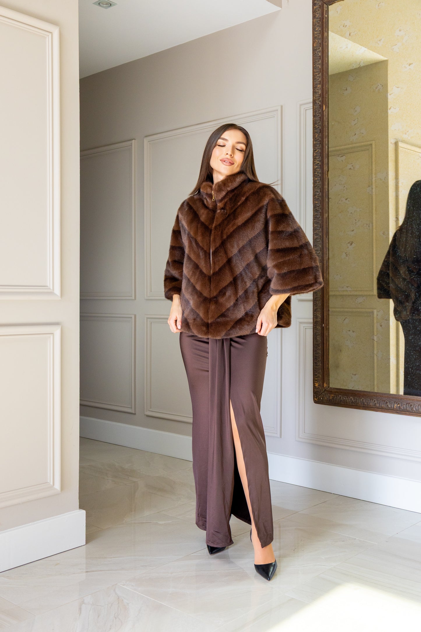 Capri Jacket (Mink Colour)