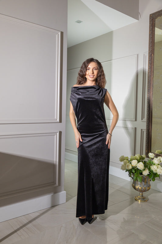 Black Velvet Dress